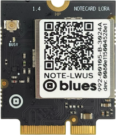 Notecard for LoRa LWUS v1.4, front