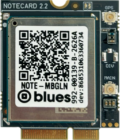 Notecard Cellular MBGLN v2.2, front