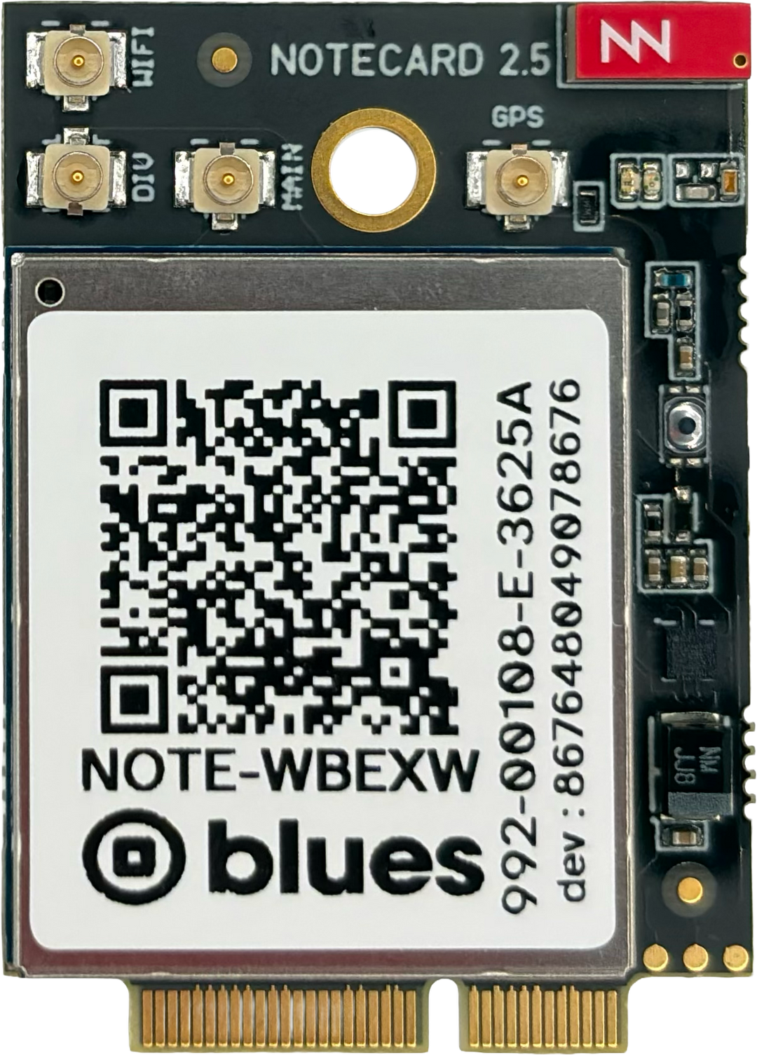 Notecard Cell+WiFi WBEXW v2.5, front