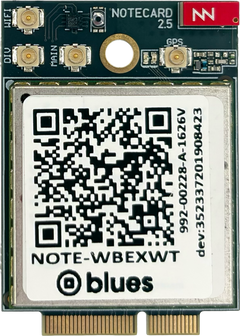 Notecard Cell+WiFi WBEXWT v2.5, front