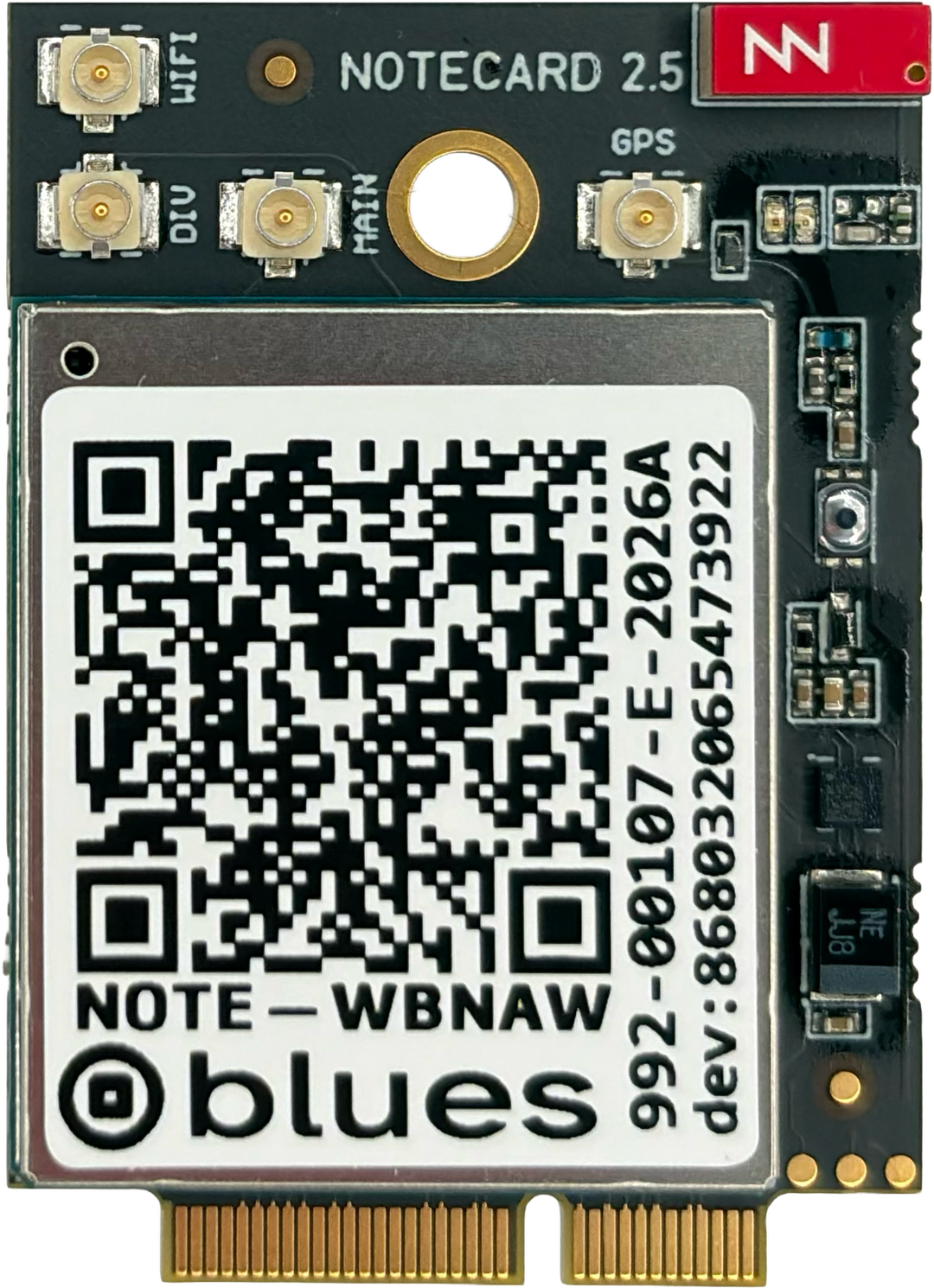 Notecard Cell+WiFi WBNAW v2.5, front